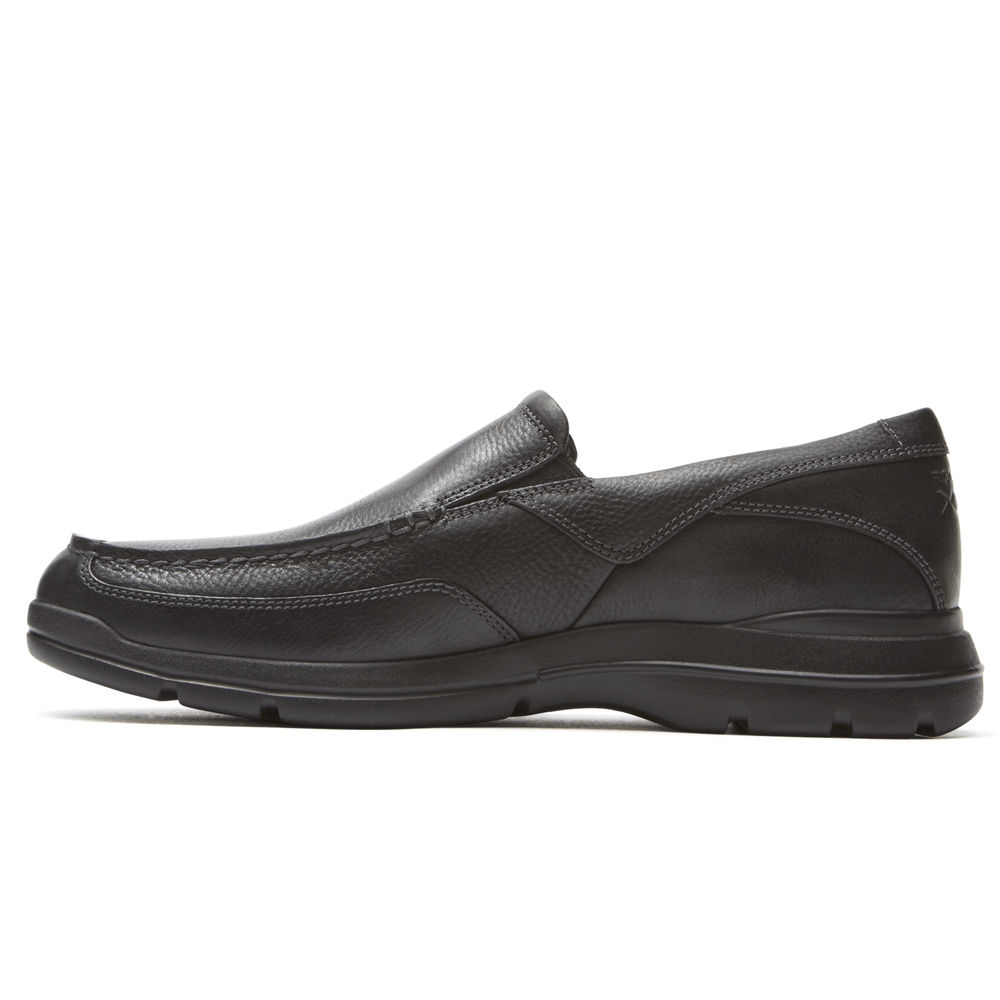 Sapato Vela Rockport Homem Pretas - City Play Two - 70243FKMJ